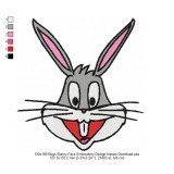 130x180 Bugs Bunny Face Embroidery Design Instant Download